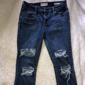 Pacsun jeans; distressed knees